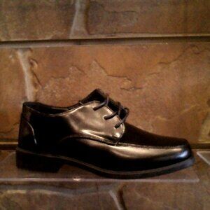 Josmo Boy's Black lace-up Dress shoe